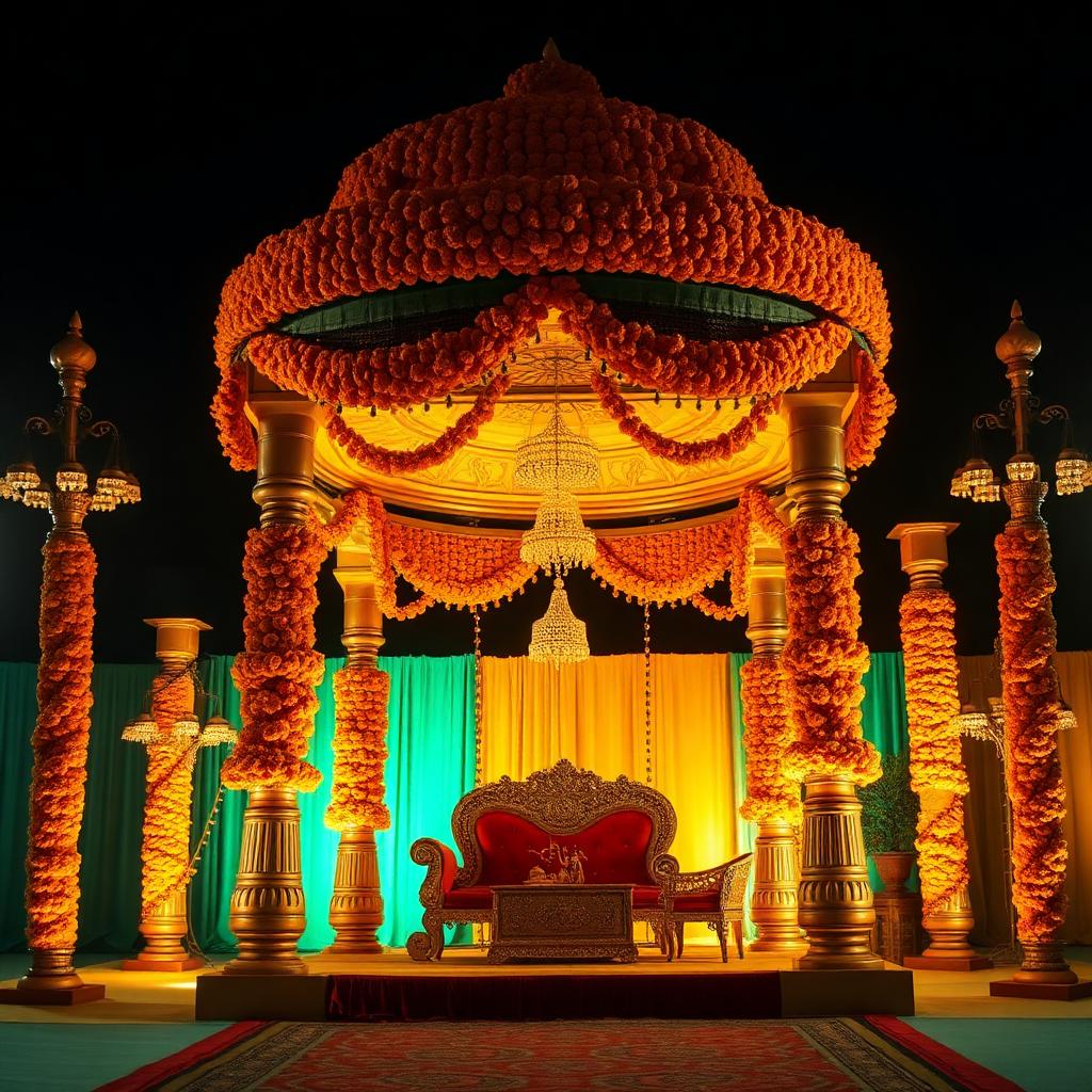 Royal Mandap Setup
